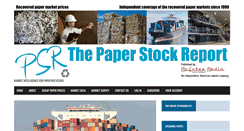 Desktop Screenshot of paperstockreport.com